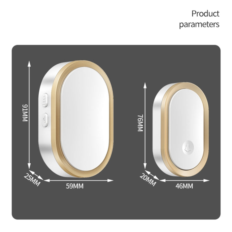 CACAZI A99 Home Smart Remote Control Doorbell Elderly Pager CACAZI A99 Home Smart Remote Control Doorbell Elderly Pager